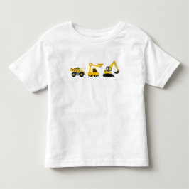 Camiseta De Bebé Vehículos de Construcción – Camión de Volteo