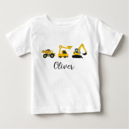 Camiseta De Bebé Vehículos de Construcción – Volquete