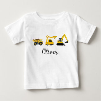 Camiseta De Bebé Vehículos de Construcción – Volquete