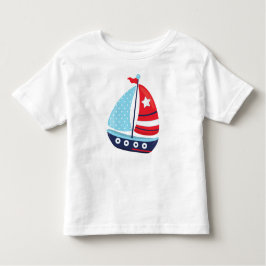 Camiseta De Bebé Vela, vela, vela, vela, barco, barco