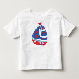 Camiseta De Bebé Vela, vela, vela, vela, barco, barco