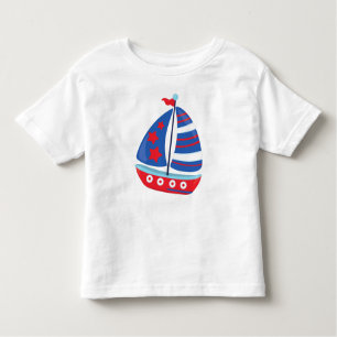 Camiseta De Bebé Vela, vela, vela, vela, barco, barco