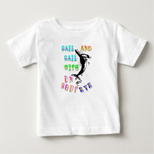 Camiseta De Bebé Vela y Vela con Ojo Abierto