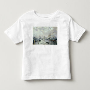 Camiseta De Bebé Veleros en el puerto de Hamburgo, 1889