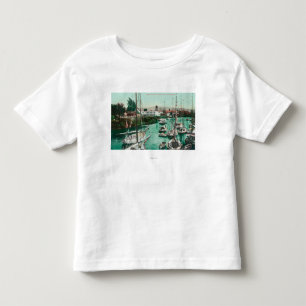 Camiseta De Bebé Veleros en el río SceneNapa, CA de Napa