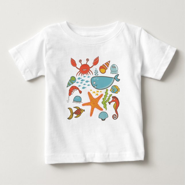 Camiseta De Bebé ¡Ven A La Orilla Del Mar! Baby Bodysuit (Anverso)