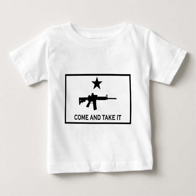 Camiseta De Bebé Ven a tomarlo AR-15 (Anverso)