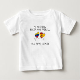 Camiseta De Bebé Venezuela España – “Solo tuve sue