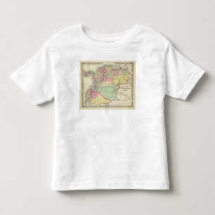 Camiseta De Bebé Venezuela, nueva Granada y Ecuador