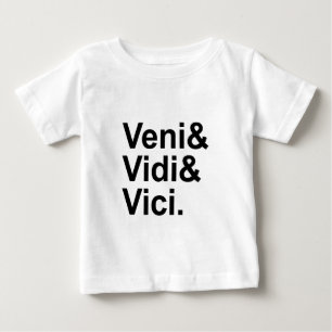Camiseta De Bebé Veni Vidi Vici   Vine, Vidi, Venci César