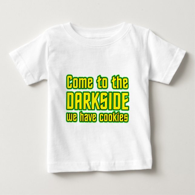 Camiseta De Bebé Venido al Darkside tenemos galletas (Anverso)