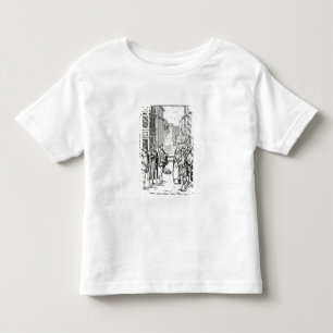 Camiseta De Bebé Venta del pregonero, después de un grabar en