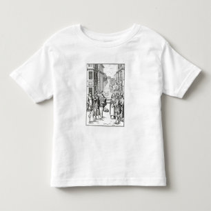 Camiseta De Bebé Venta del pregonero, después de un grabar en