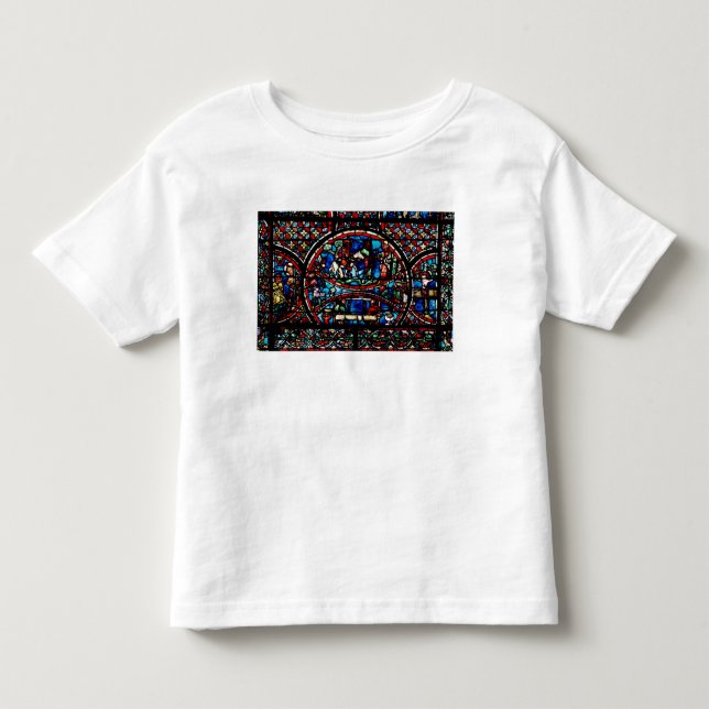 Camiseta De Bebé Ventana que representa al buen samaritano (Anverso)
