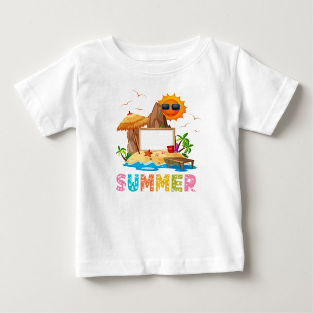 Camiseta De Bebé Verano (Anverso)
