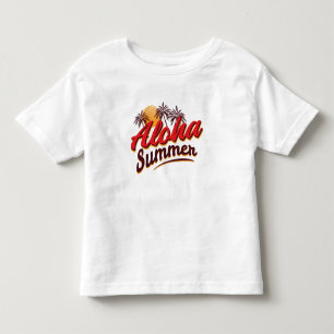 Camiseta De Bebé Verano Aloha