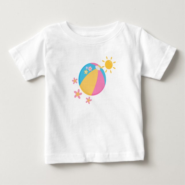 Camiseta De Bebé Verano soleado (Anverso)