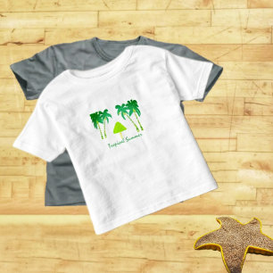 Camiseta De Bebé Verano tropical