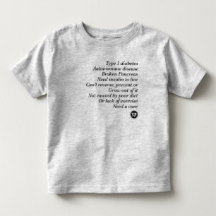 Camiseta De Bebé Verdad de T1d