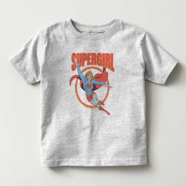 Camiseta De Bebé Verdadera Superchica Vintage Flying Graphic (Anverso)