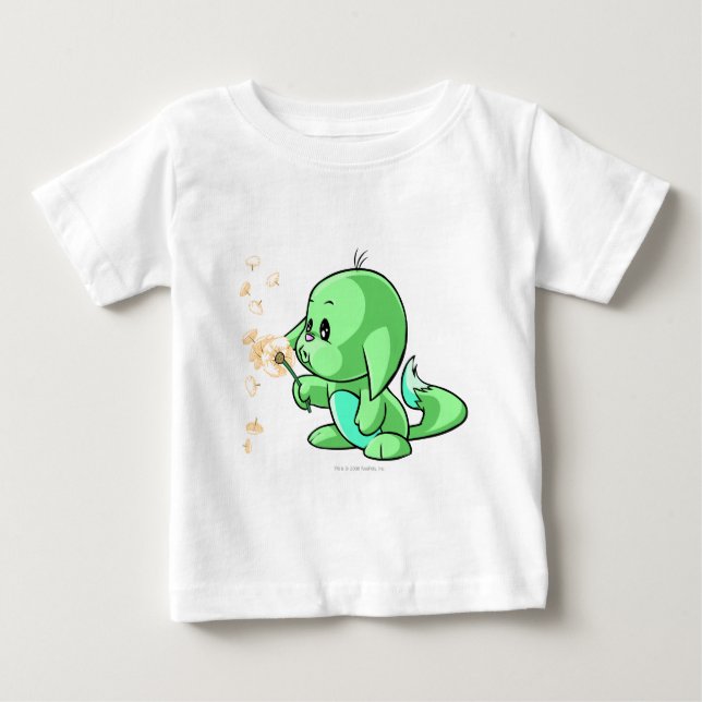 Camiseta De Bebé Verde de Kacheek (Anverso)
