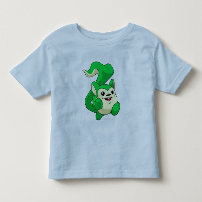 Camiseta De Bebé Verde de Meerca (Anverso)