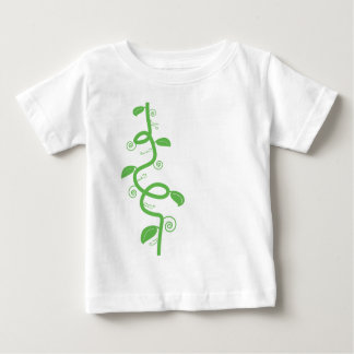 Camiseta De Bebé Verde y el Beanstalk