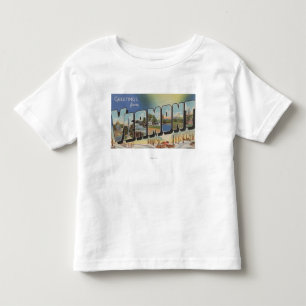 Camiseta De Bebé Vermont (escena) del invierno - escenas grandes de