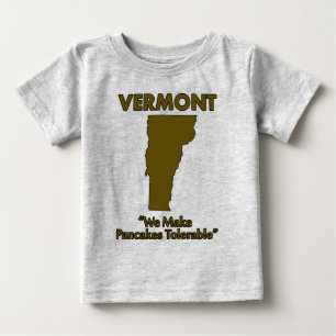 Camiseta De Bebé Vermont - Hacemos que las tortitas sean tolerables