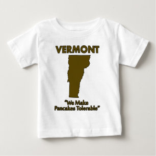 Camiseta De Bebé Vermont - Hacemos que las tortitas sean tolerables