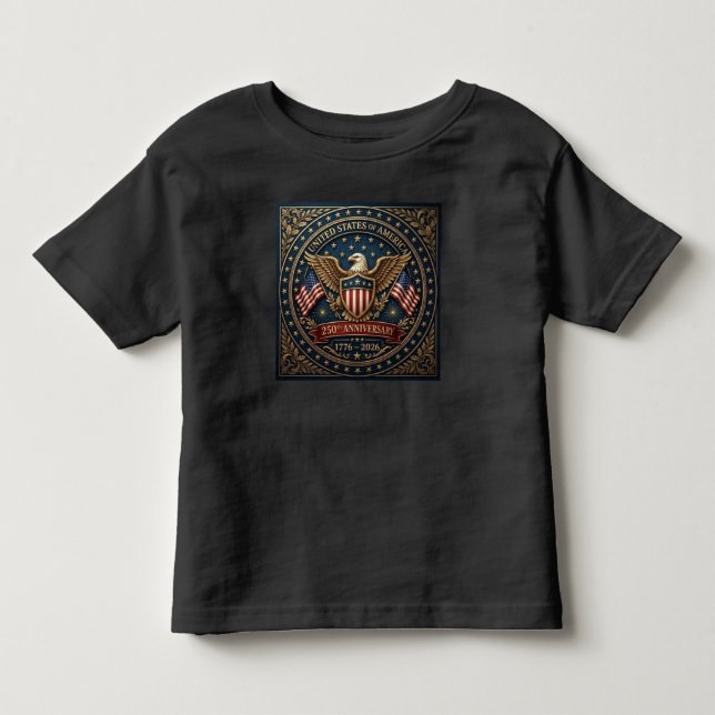Camiseta De Bebé Versión 250 de Estados Unidos 3 (Anverso)