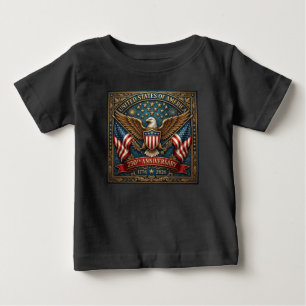 Camiseta De Bebé Versión 2 del 250 aniversario de América