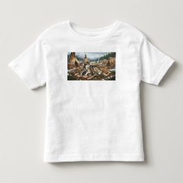 Camiseta De Bebé Versión de madre malamute 1 