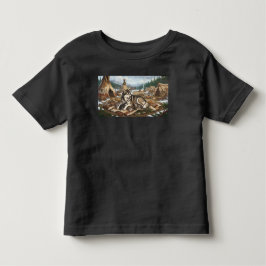 Camiseta De Bebé Versión de madre malamute 1 