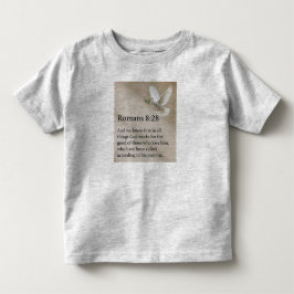 Camiseta de bebé Verso Bíblico Romanos 8:28