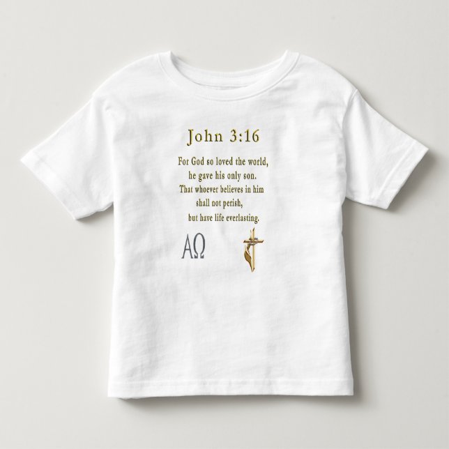 Camiseta De Bebé Verso de la Biblia (Anverso)