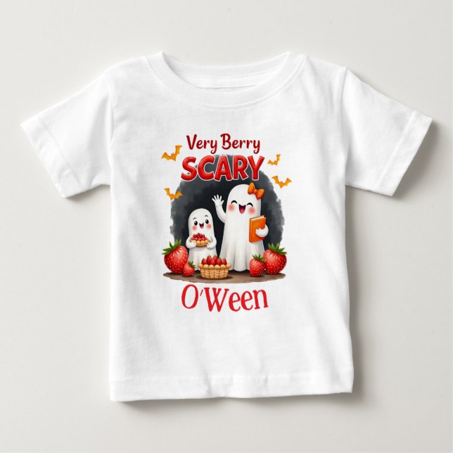 Camiseta De Bebé Very Berry Scary O’Ween  (Anverso)