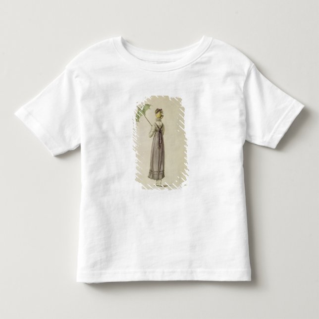 Camiseta De Bebé Vestido de la "promenade", placa de moda de (Anverso)