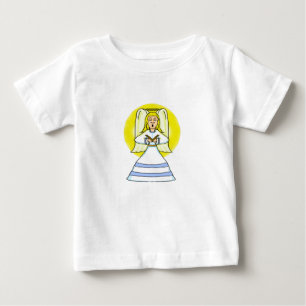 Camiseta De Bebé Vestido de volantes para niña ángel