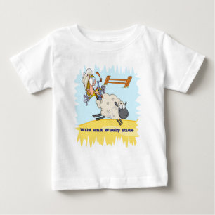 Camiseta De Bebé Vestido de volantes para niñas de rodeo de Mutton 