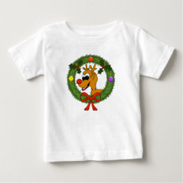 Camiseta De Bebé Vestido de volantes para niños pequeños Reno en co