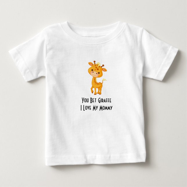 CAMISETA DE BEBÉ VESTIDO GIRAFFE RUFFLE (Anverso)