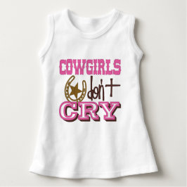 Camiseta De Bebé Vestido sin mangas "Cowgirl"