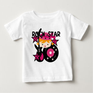 Camiseta De Bebé Vestido sin mangas de la estrella del rock del