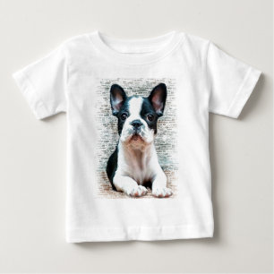 Camiseta De Bebé Vestido sin mangas del bebé del bulldog francés