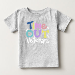 Camiseta De Bebé Veterano de tiempo de espera