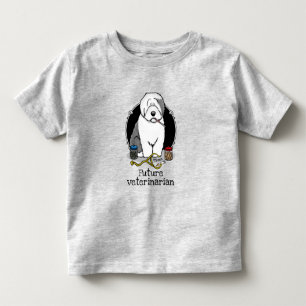 Camiseta De Bebé Veterinario Oveja Inglés Gray 1 Cute Vet