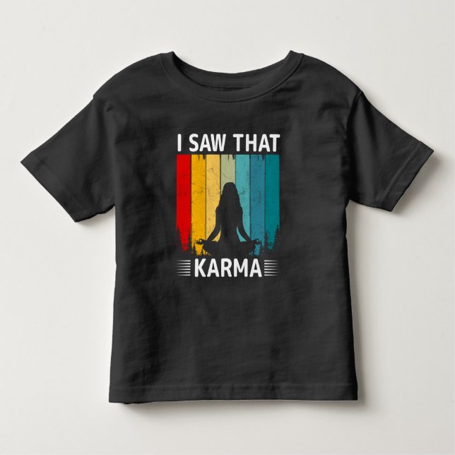 Camiseta De Bebé Vi Ese Karma (Anverso)