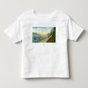 Camiseta De Bebé Viaducto cerca de las caídas de Multnomah, el rí
