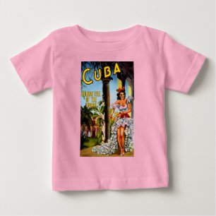 Camiseta De Bebé Viaje de bailarina cubana